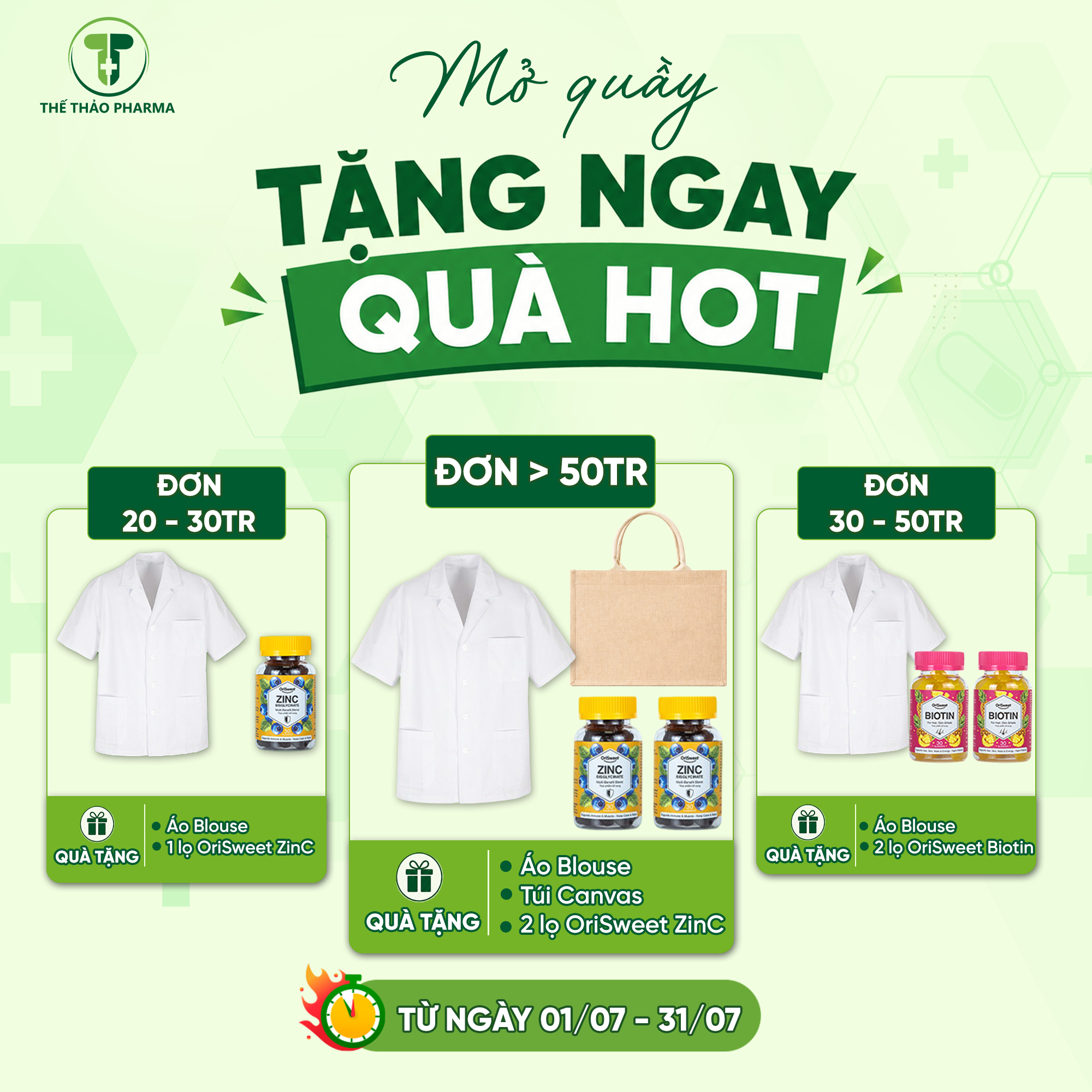 MỞ QUẦY - TẶNG NGAY QUÀ HOT